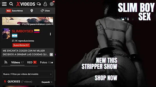 Snapshot of xslimboysex chatting on November 15, 3:32 am xslimboysex online show from November 15, 3:32 am