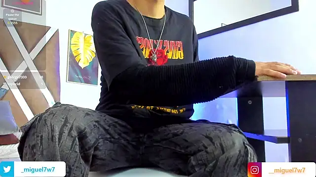   Miguel7w7 online show from January 13, 7:29 pm