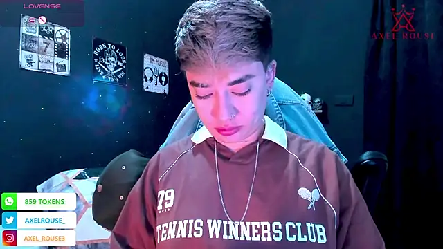 AxelRouse3 online show from January 9, 1:01 am