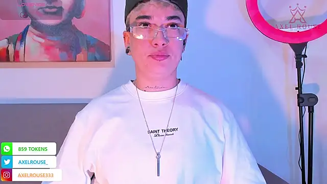 Snapshot of AxelRouse3 chatting on February 1, 1:15 am AxelRouse3 online show from February 1, 1:15 am