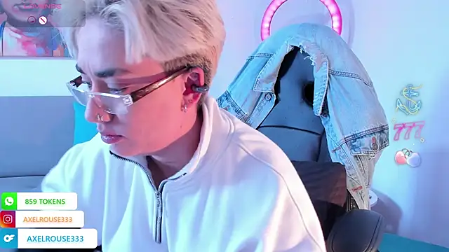 AxelRouse3 online show from April 12, 10:02 pm