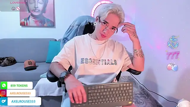 AxelRouse3 online show from April 6, 3:02 am