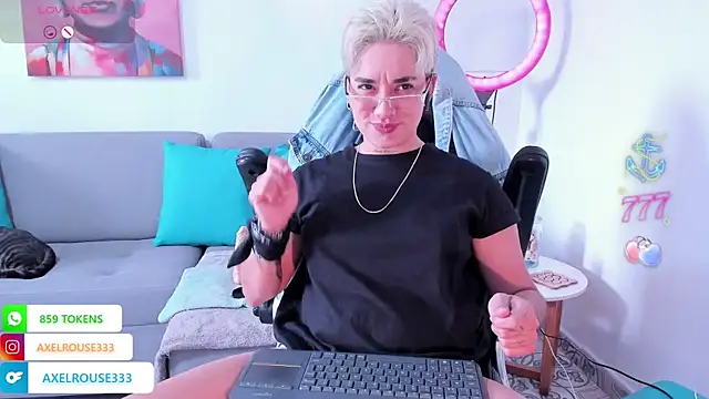 AxelRouse3 online show from April 14, 5:07 pm