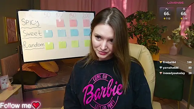 Ursula Andres online show from April 22, 1:23 am