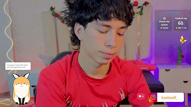 kaelwolf tay online show from April 8, 7:15 pm