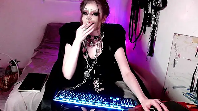 EmpressMorrigan online show from March 8, 2:42 pm