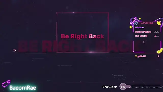 BaeornRae online show from May 15, 8:18 pm