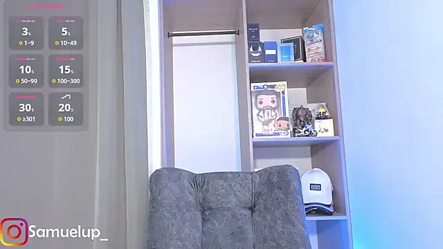 Snapshot of Samuel_up01 chatting on July 11, 5:52 am Samuel up01 online show from July 11, 5:52 am