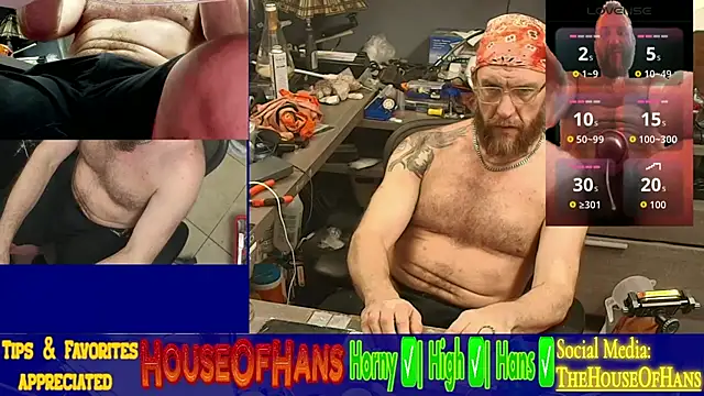 HouseOfHans online show from April 2, 1:18 pm