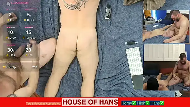 Snapshot of HouseOfHans chatting on January 31, 7:12 pm HouseOfHans online show from January 31, 7:12 pm