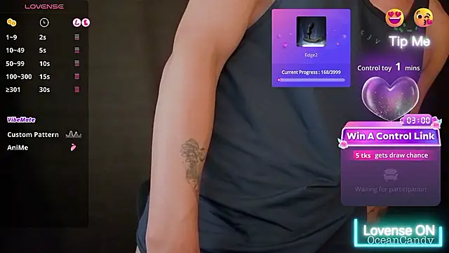 Snapshot of OceanCandy9 chatting on January 11, 1:51 pm OceanCandy9 online show from January 11, 1:51 pm