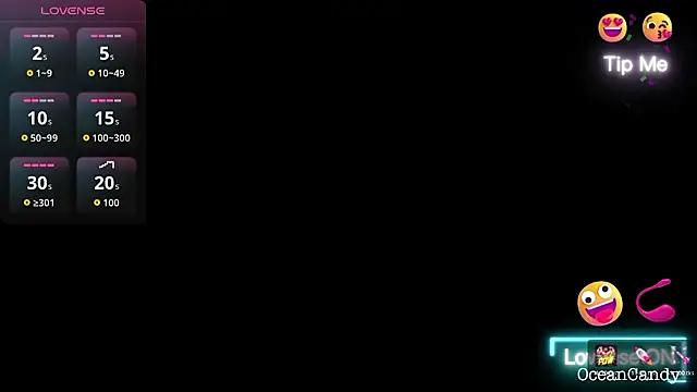 Snapshot of OceanCandy9 chatting on January 8, 3:07 pm OceanCandy9 online show from January 8, 3:07 pm