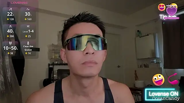 Snapshot of OceanCandy9 chatting on January 8, 3:01 am OceanCandy9 online show from January 8, 3:01 am