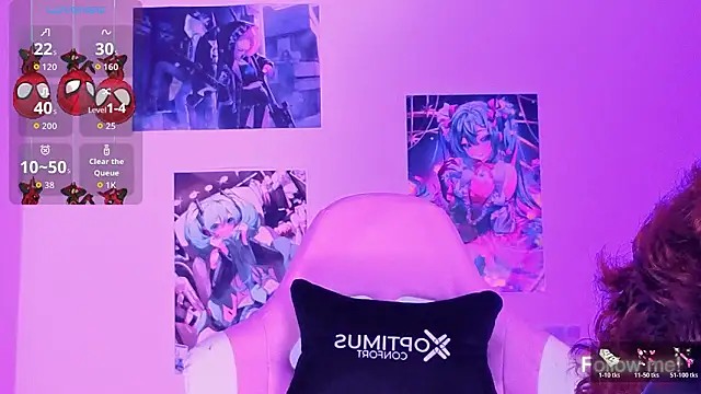 Snapshot of Kitsuneplay_ chatting on March 25, 5:29 am Kitsuneplay online show from March 25, 5:29 am