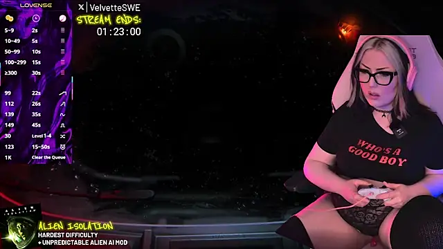 VelvetteSWE online show from May 30, 8:14 pm