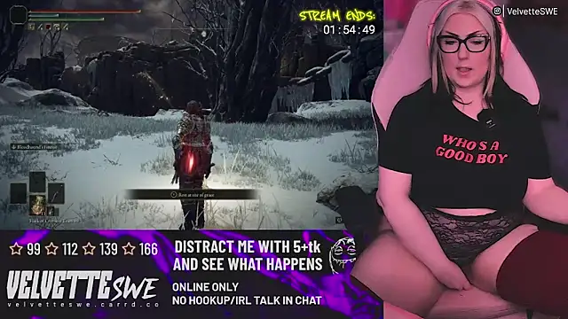VelvetteSWE online show from June 20, 5:40 pm