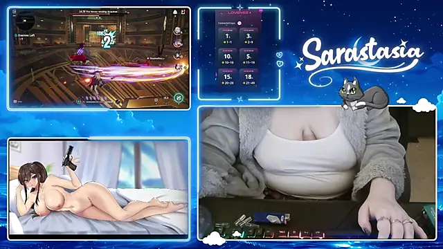 Snapshot of Sarastasia417 chatting on July 16, 4:20 am Sarastasia417 online show from July 16, 4:20 am