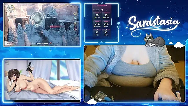 Snapshot of Sarastasia417 chatting on July 10, 2:33 am Sarastasia417 online show from July 10, 2:33 am