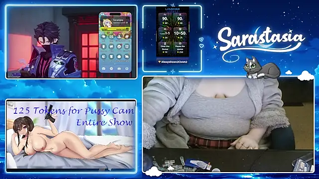 Snapshot of Sarastasia417 chatting on July 5, 4:52 am Sarastasia417 online show from July 5, 4:52 am