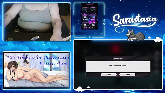 Snapshot of Sarastasia417 chatting on June 17, 5:07 am Sarastasia417 online show from June 17, 5:07 am
