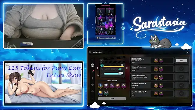 Snapshot of Sarastasia417 chatting on June 17, 5:12 pm Sarastasia417 online show from June 17, 5:12 pm
