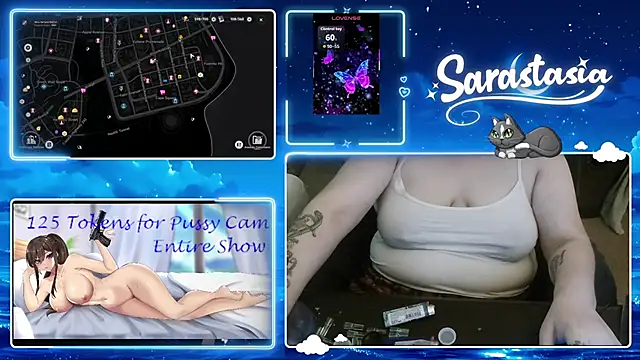 Snapshot of Sarastasia417 chatting on July 2, 12:44 am Sarastasia417 online show from July 2, 12:44 am