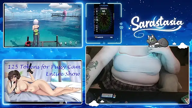 Snapshot of Sarastasia417 chatting on July 4, 5:36 am Sarastasia417 online show from July 4, 5:36 am
