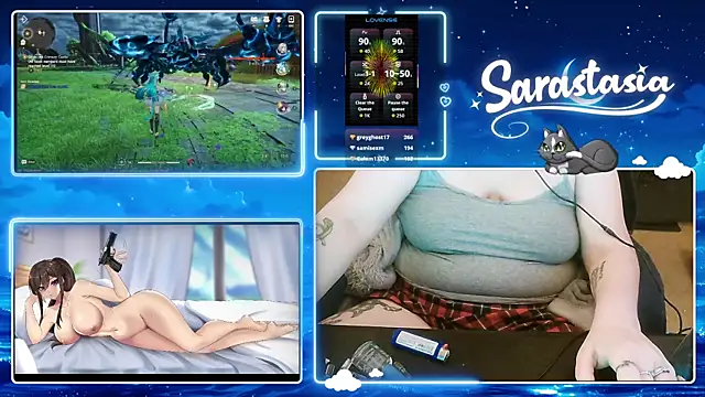 Snapshot of Sarastasia417 chatting on July 9, 7:31 am Sarastasia417 online show from July 9, 7:31 am