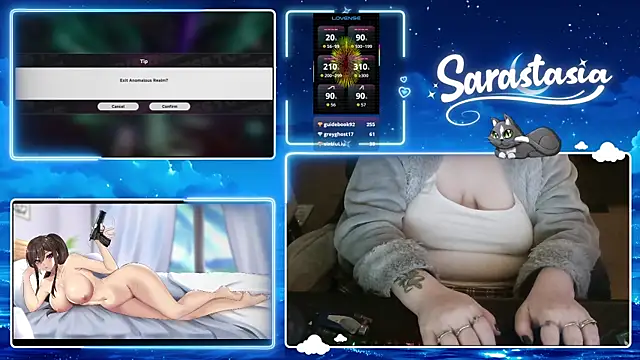 Snapshot of Sarastasia417 chatting on July 6, 10:44 am Sarastasia417 online show from July 6, 10:44 am