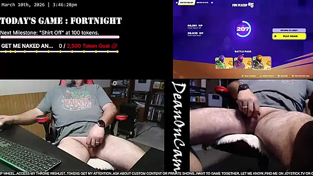 DeanonCam online show from March 10, 8:46 pm