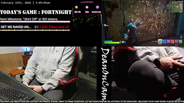 DeanonCam online show from February 15, 11:09 am