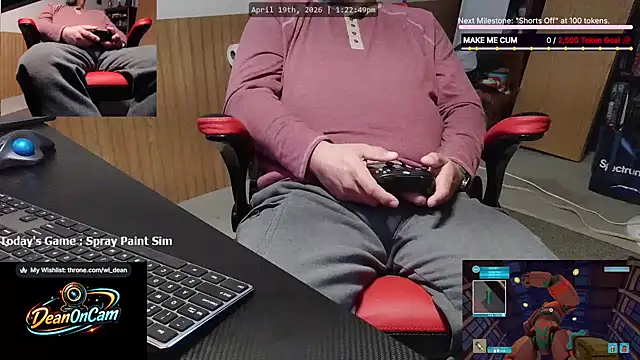 Snapshot of DeanonCam chatting on April 19, 6:10 pm DeanonCam online show from April 19, 6:10 pm