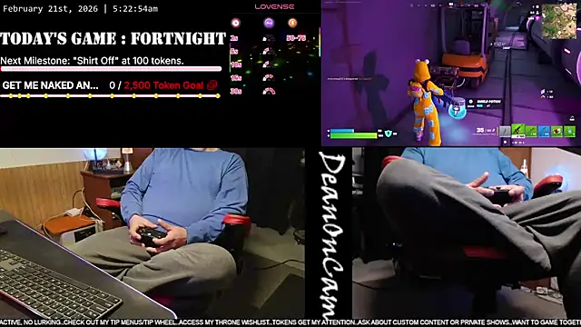 DeanonCam online show from February 21, 11:23 am