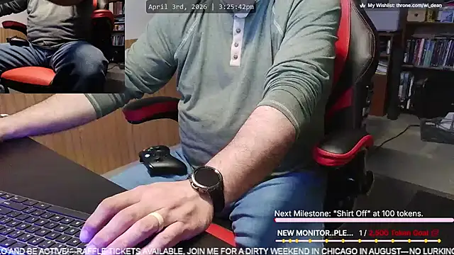 DeanonCam online show from April 3, 8:26 pm