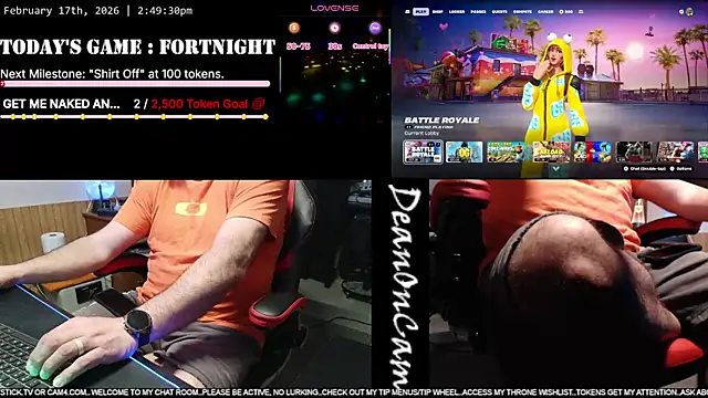 DeanonCam online show from February 17, 8:50 pm