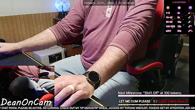 DeanonCam online show from January 11, 3:30 pm