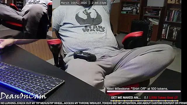 DeanonCam online show from March 16, 7:05 pm