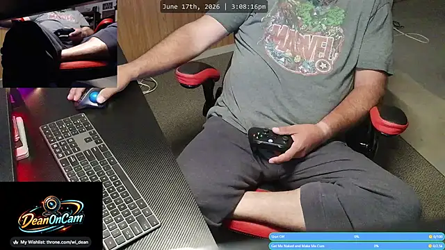 Snapshot of DeanonCam chatting on June 17, 8:08 pm DeanonCam online show from June 17, 8:08 pm