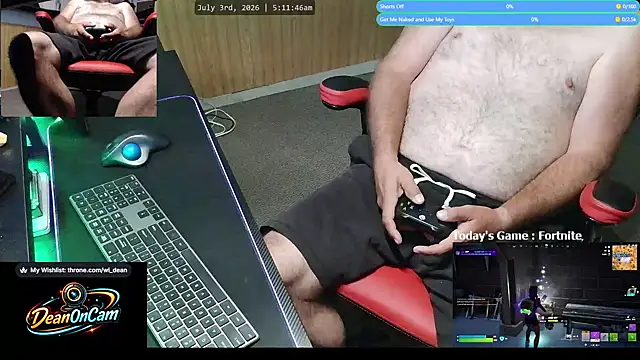 Snapshot of DeanonCam chatting on July 3, 10:11 am DeanonCam online show from July 3, 10:11 am