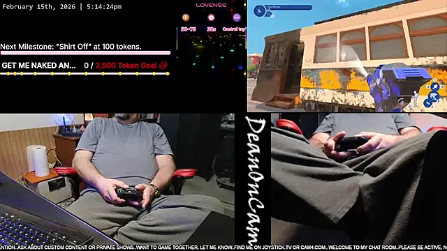 DeanonCam online show from February 15, 11:14 pm