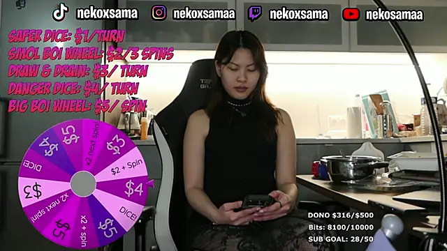 nekoxwaifu online show from April 15, 7:58 pm