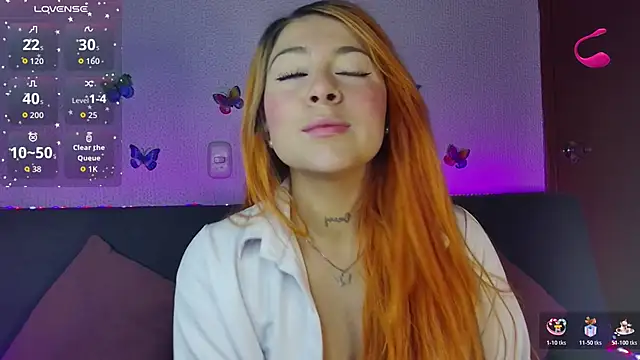 Snapshot of Anihaa chatting on February 2, 7:18 am Anihaa online show from February 2, 7:18 am