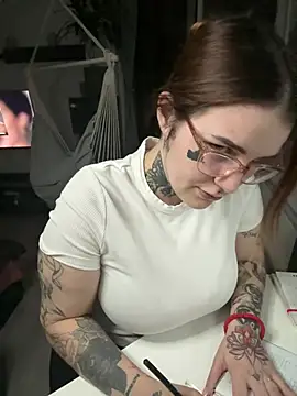 Snapshot of NyxTattoo chatting on March 3, 6:48 pm NyxTattoo online show from March 3, 6:48 pm