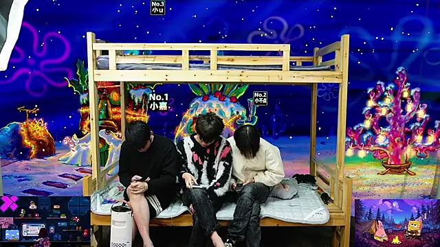 xiaohuangren01 online show from January 15, 2:48 am