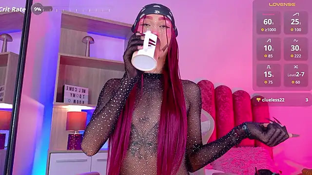 Snapshot of Eli-Bluee chatting on February 24, 1:56 pm Eli-Bluee online show from February 24, 1:56 pm