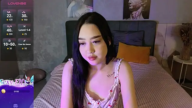 Snapshot of NaomiKim_ chatting on March 3, 4:52 am NaomiKim online show from March 3, 4:52 am