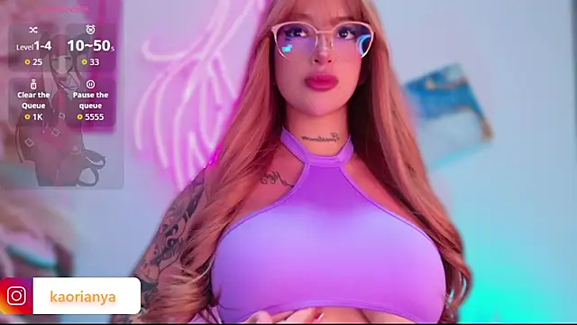 Snapshot of kaorianya chatting on March 3, 8:38 pm kaorianya online show from March 3, 8:38 pm