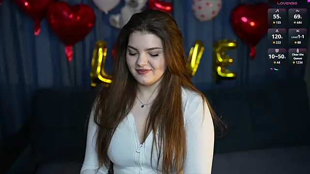 Snapshot of EvaNyx chatting on February 14, 4:45 am EvaNyx online show from February 14, 4:45 am