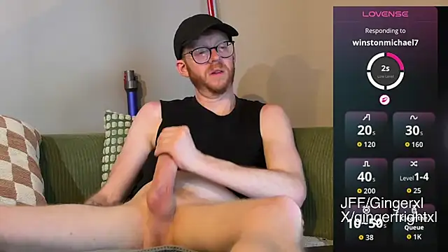 Gingerxl8 online show from June 14, 2:24 am