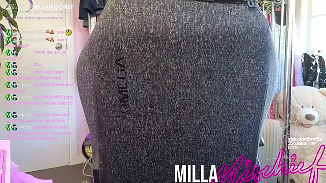 millamischief online show from June 19, 1:22 am